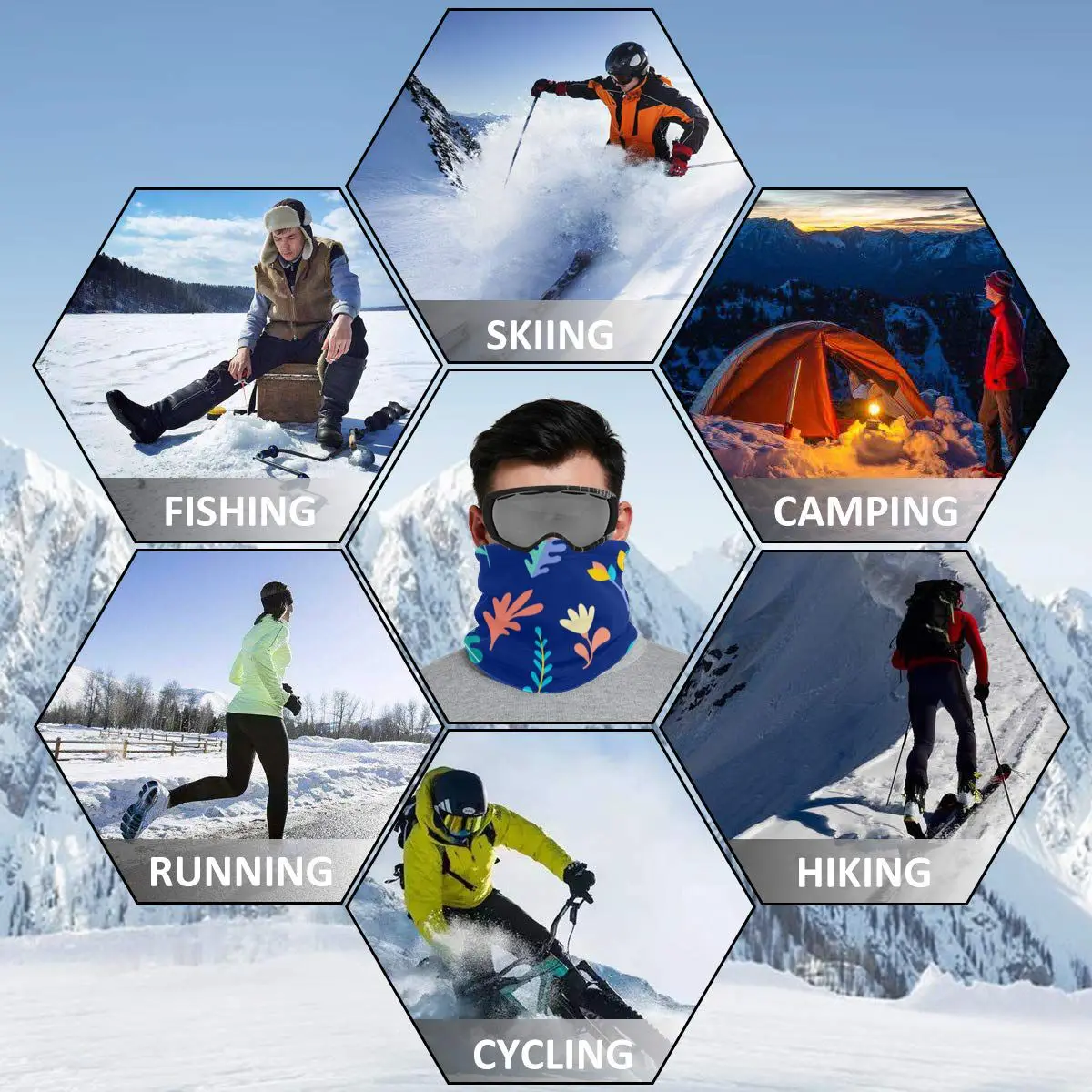 Гетры для шеи с рисунком из мультфильма шарф мотоциклетная бандана унисекс гетры