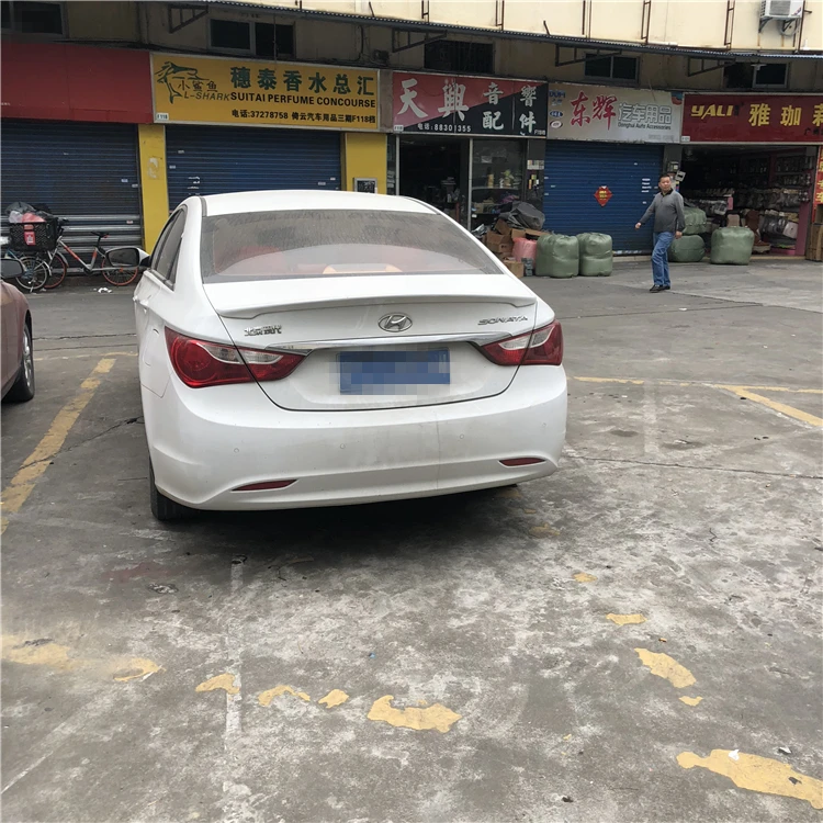 Спойлер для Sonata 2011-2014 Hyundai FC спойлер из АБС-пластика заднее крыло автомобиля