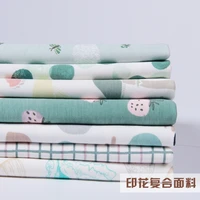 printed cotton jersey composite changing pad fabric for baby saliva towel and changing pad diy tops handmade material 50180cm