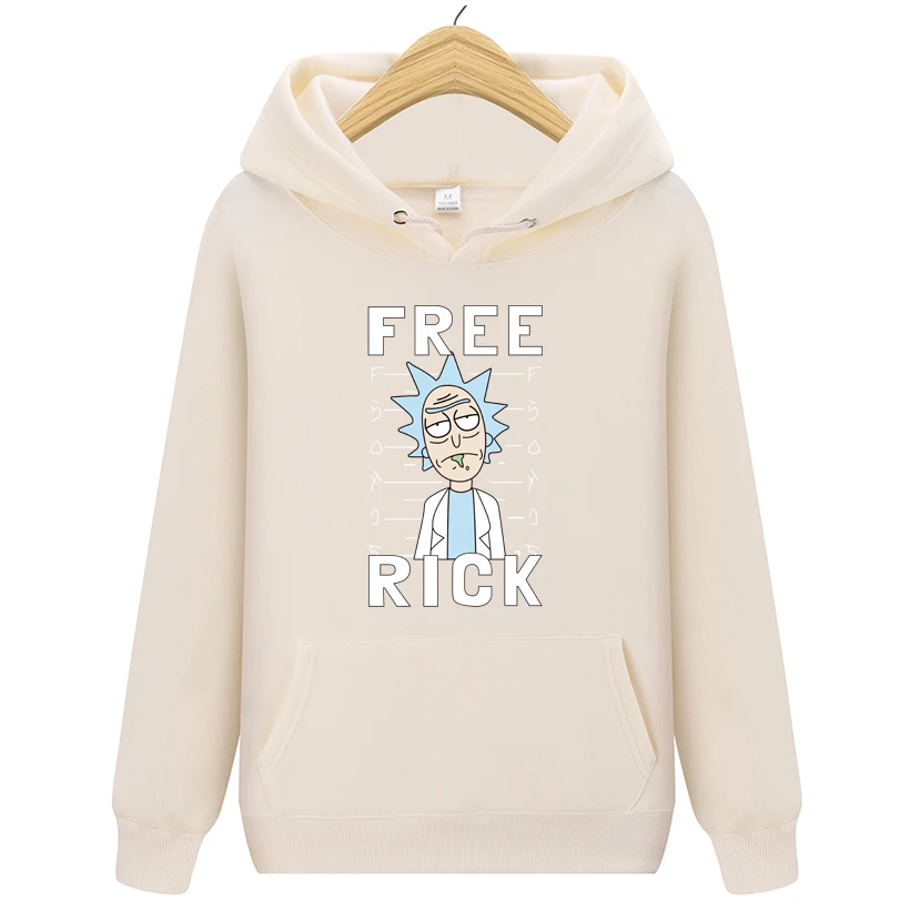 Новый мужской бренд с капюшоном уличная хип хоп мужские s толстовки и Рик Морти