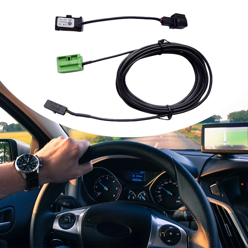 Универсальный автомобильный Bluetooth микрофон и 4 м провод кабель 12 Pin Набор для VW RCD510