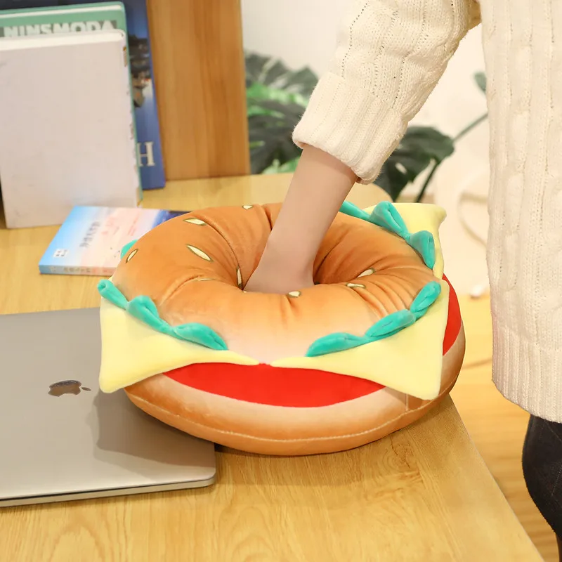 

Simulation Food Pillow Hamburger Plush Pillows Creative Cushion Funny Stuffed Toy Soft Office Nap Pillow Kids Girl Birthday Gift
