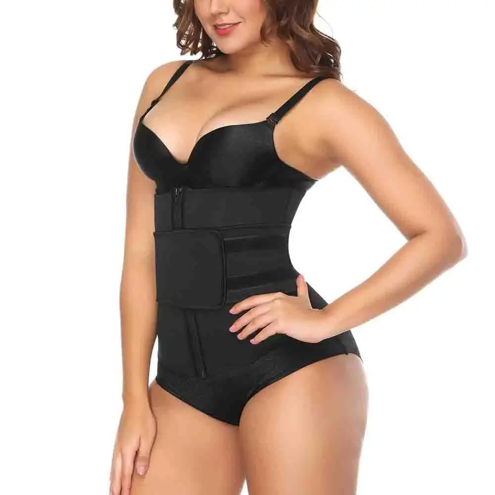 Waist Cincher Feelingirl талии утягивающий корсет неопреновый утягивающий пояс 7 железные косточки Shapwear моделирующий корсет на молнии - Цвет: Waist Cincher