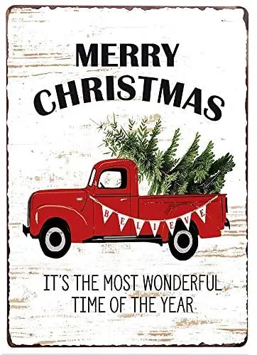 

Christmas Family Living Room Decoration Metal Wall Sign Decoration Merry Christmas Interesting Home Decoration Metal Plate