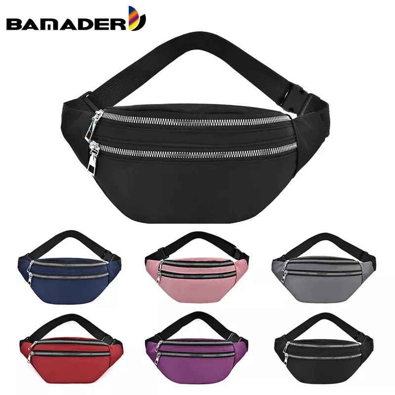 

BAMADER Fanny Pack Women Fashion Waist Pack Casual Crossbody Chest Bags Unisex Hip Bum Bag Travel Belt Bag Sport Purse Pocket