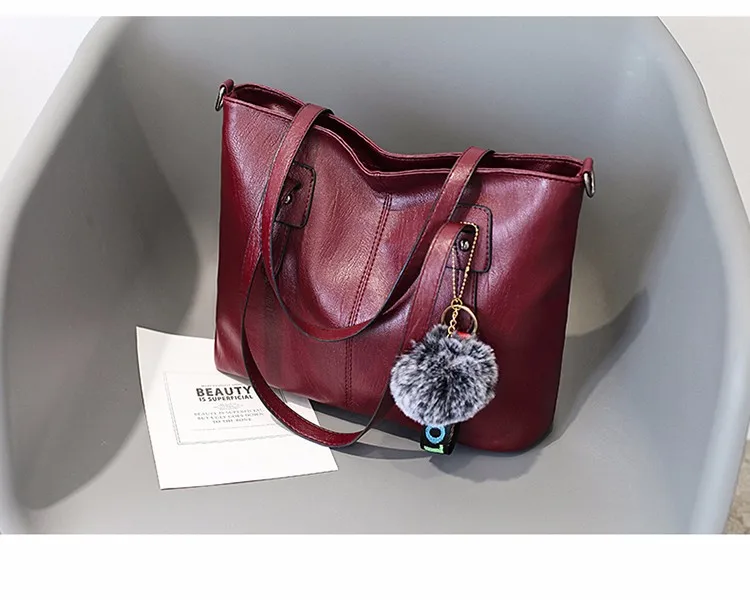 One-shoulder messenger bag ladies simple square handbag pu leather two-piece | Багаж и сумки