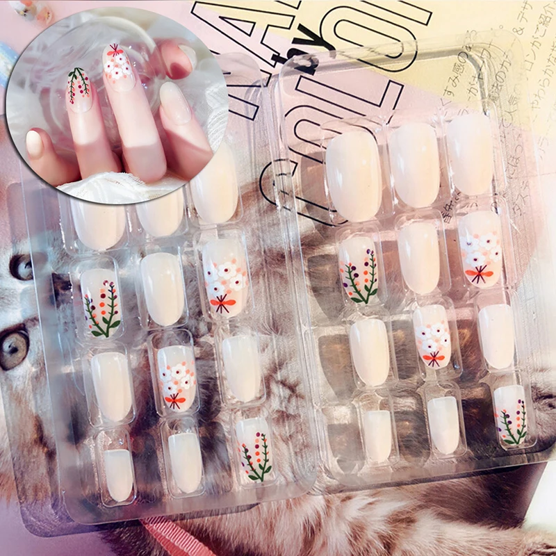 Полезная мода 24 шт. накладные ногти Советы DIY художественные инструменты