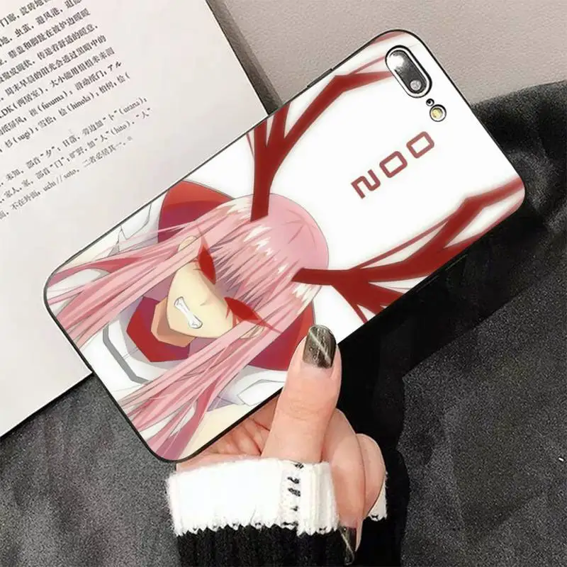 TOPLBPCS Zero Two Darling in the FranXX аниме жесткий чехол для телефона iPhone 8 7 6 6S Plus X 5S SE 2020 XR 11 12 pro