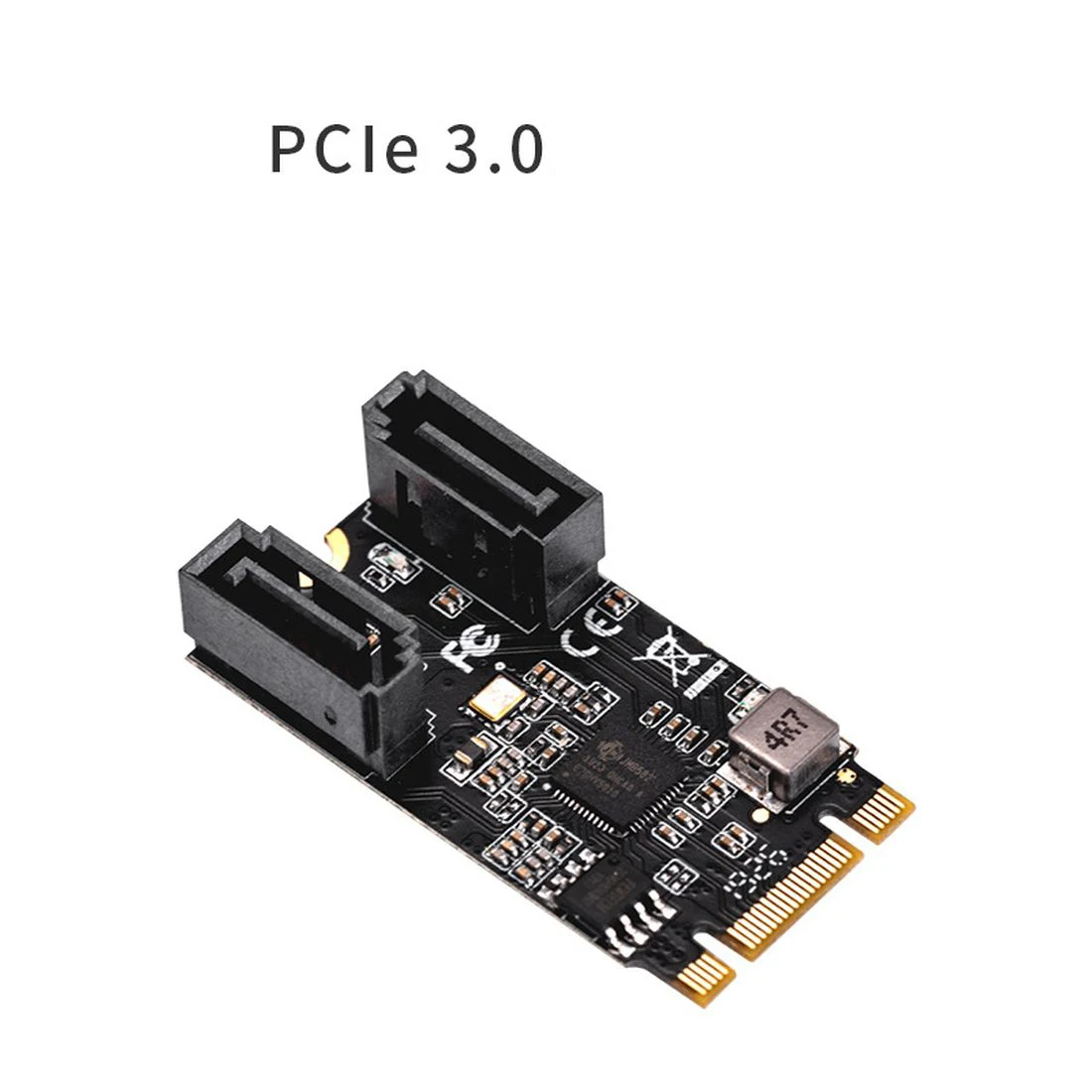 Карта адаптера с бесплатным драйвером для M.2 PCI Express до Sata3 B Key + M 2 портов SATA 6Gbp/s PCIe 3