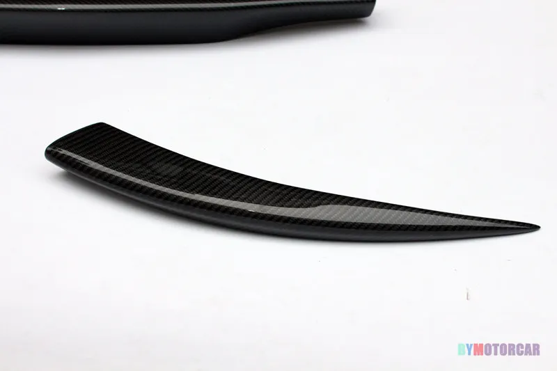 Три листа Стиль углеродного волокна спойлер багажника подходит для Porsche