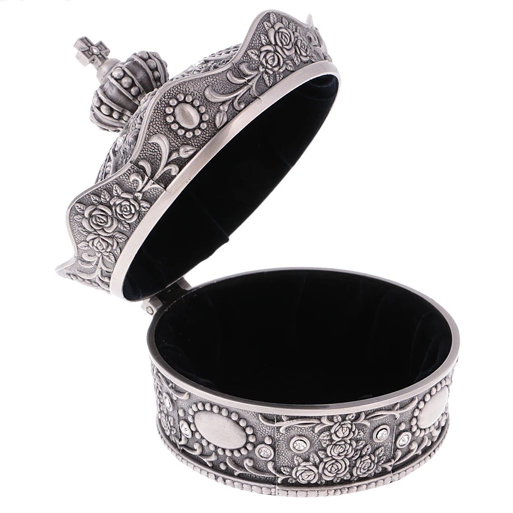 Container Antique Storage Display Collection Box For Jewelry Gem Trinket Box Cosmetic Container Hamper