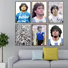 Диего Армандо Марадона, Аргентина, футбол, рисование, картина маслом, Постер без рамы, холст, печать, распыление, Водонепроницаемый Рисунок