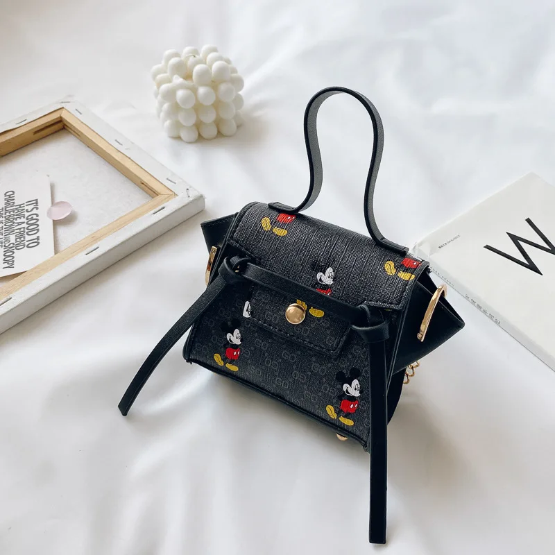 

Disney Purses and Handbags Luxury Designer Crossbody Bags Kawaii Shoulder Bags Kids Bag Women Mini Portable Cross Chain Satchel