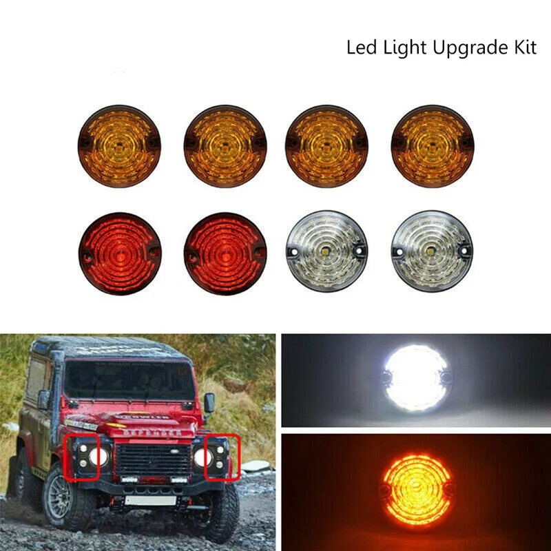 

Car Complete Led Light Lamp Upgrade Kit for Land Rover Defender 90-16 90/110 83-90
