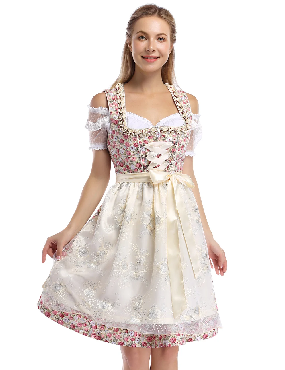 Традиционные баварские платья KoJooin 34-42 на Октоберфест немецкий пивной костюм для
