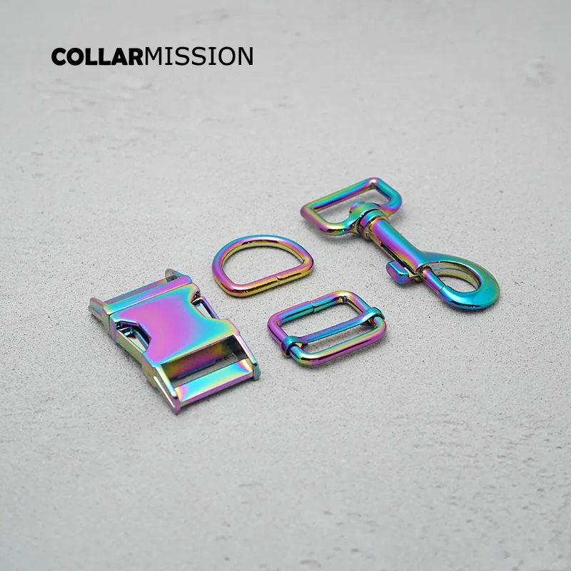 (Металлическая пряжка + Регулируемая D-образное кольцо металлическая застежка