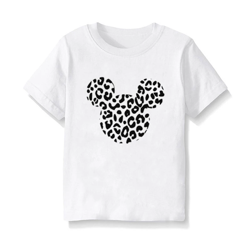 2019 детская футболка модные топы для девочек и мальчиков летняя Милая