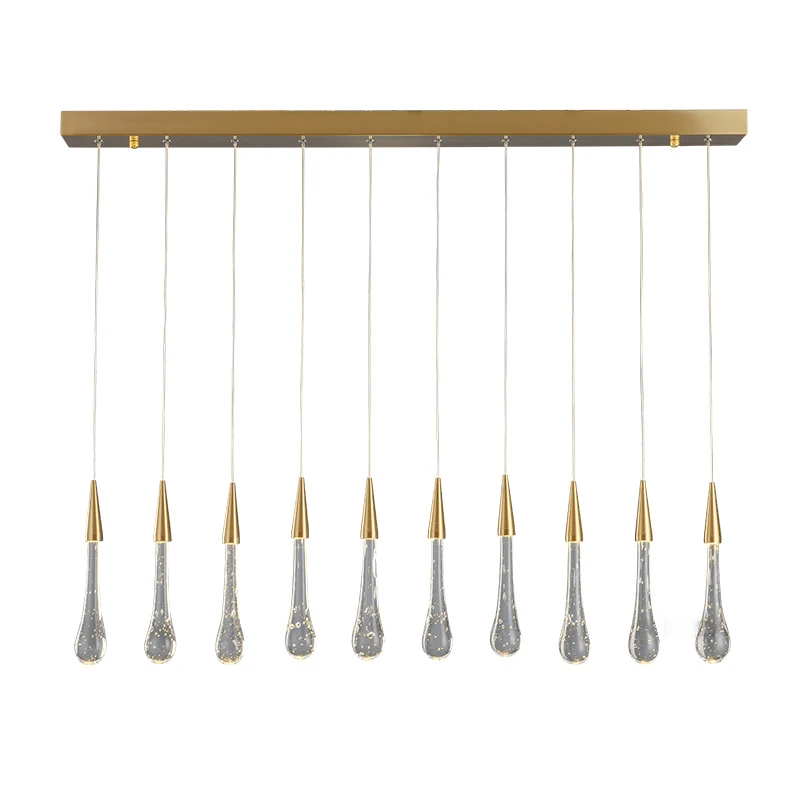 Подвесной светильник с подвеской в виде капли воды ing светодиодный современный