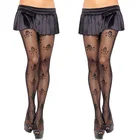 Горячая Распродажа, женские сексуальные колготки с принтом черепа на Хэллоуин, ультра прозрачные Открытые колготки из сетки, колготки, дизайнерские колготки, чулки