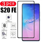 Защитное стекло для Samsung Galaxy s20 FE s10e s10 s9 s8 plus s7 edge note 20 Ultra 10 lite pro 9 8, 3 шт.