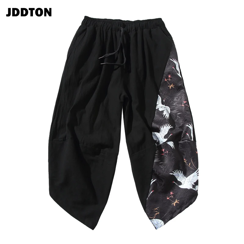 JDDTON новинка 2020 мужские традиционные летние повседневные брюки до середины икры