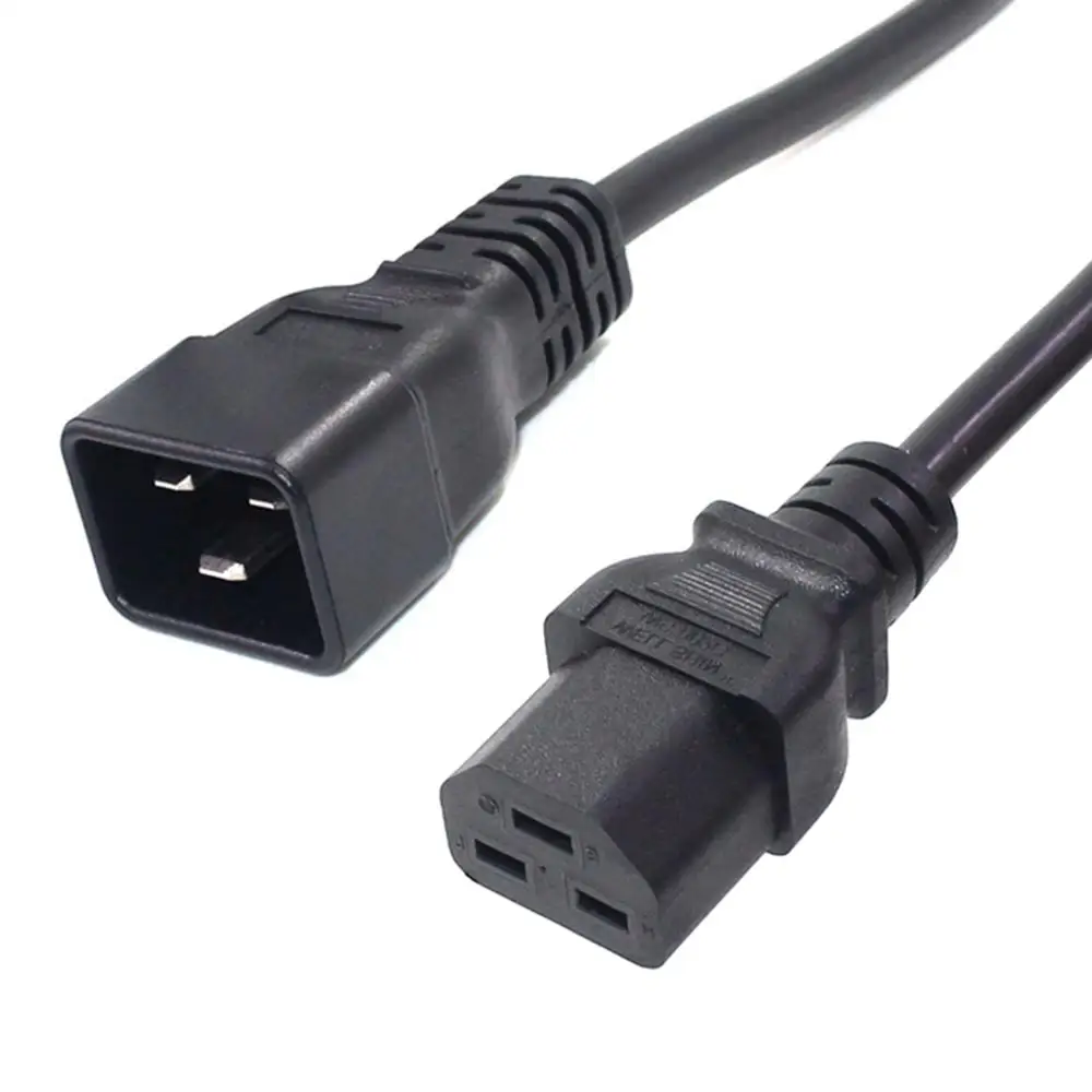 IEC32 C20 к C21 папа к C19 Женский Кабель питания компьютера 16A 250 В AC свинцовый шнур для сервера PDU/UPS шнур питания 3g1.5мм