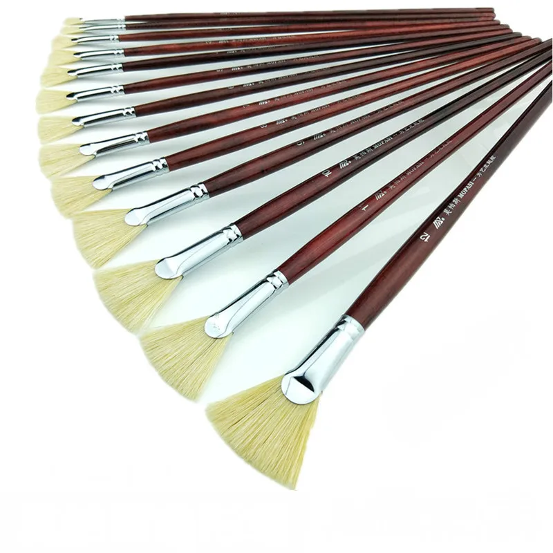 Кисти для рисования гуашью в форме веера 6 шт./лот|Кисти рисования| |