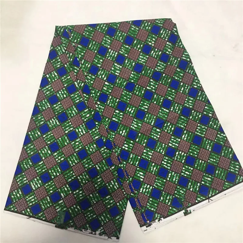 

Various Trendy African Wax 100% Cotton High Quality Tissu 6 Yards Fashion Original Wax Ankara Fabric For African Clothes Sewing