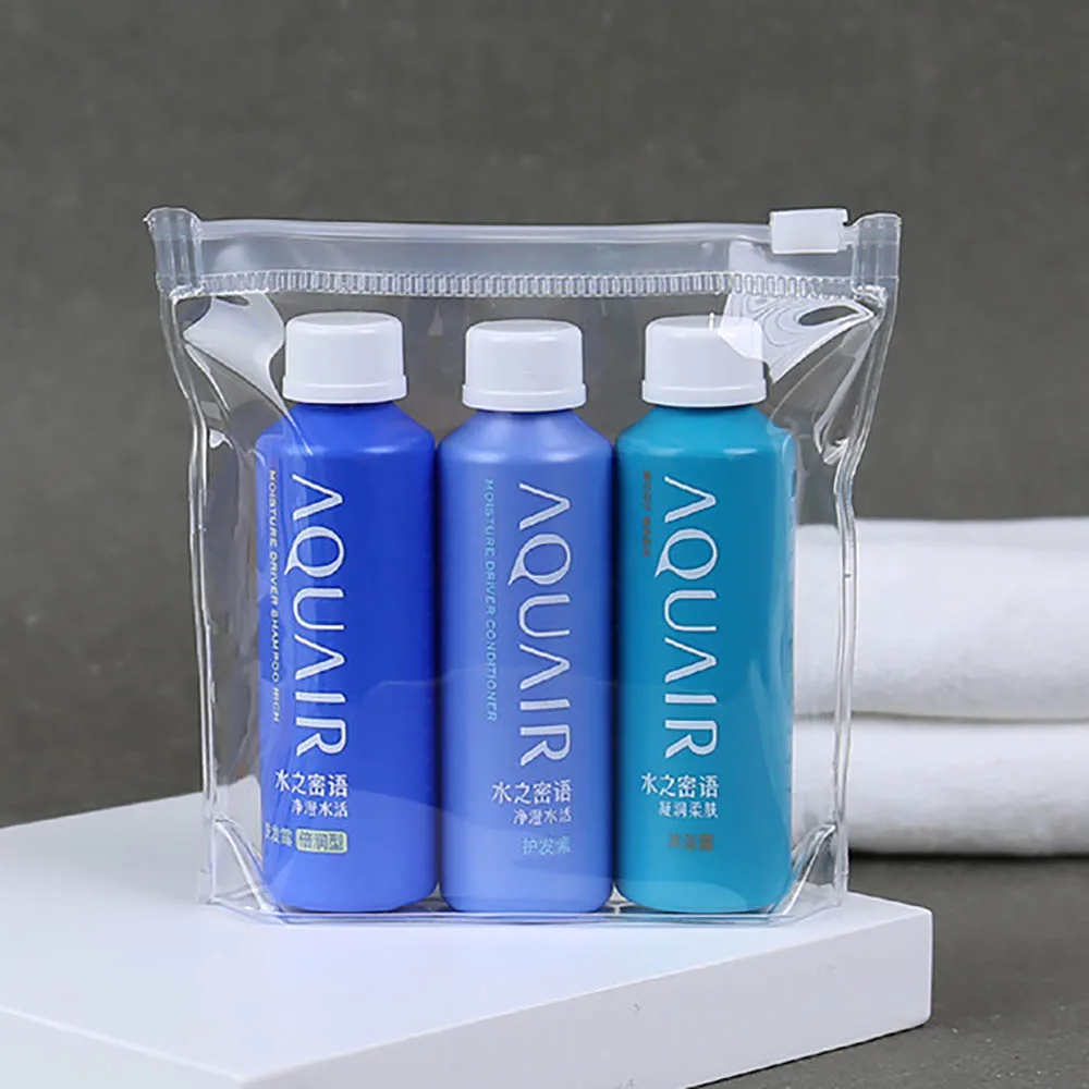 

Eva Zipper Women Cosmetic Bag New Transparent Cosmetic Small Packaging Gift Bag Plastic Spot Toiletry Toilet Women Makeup Bags