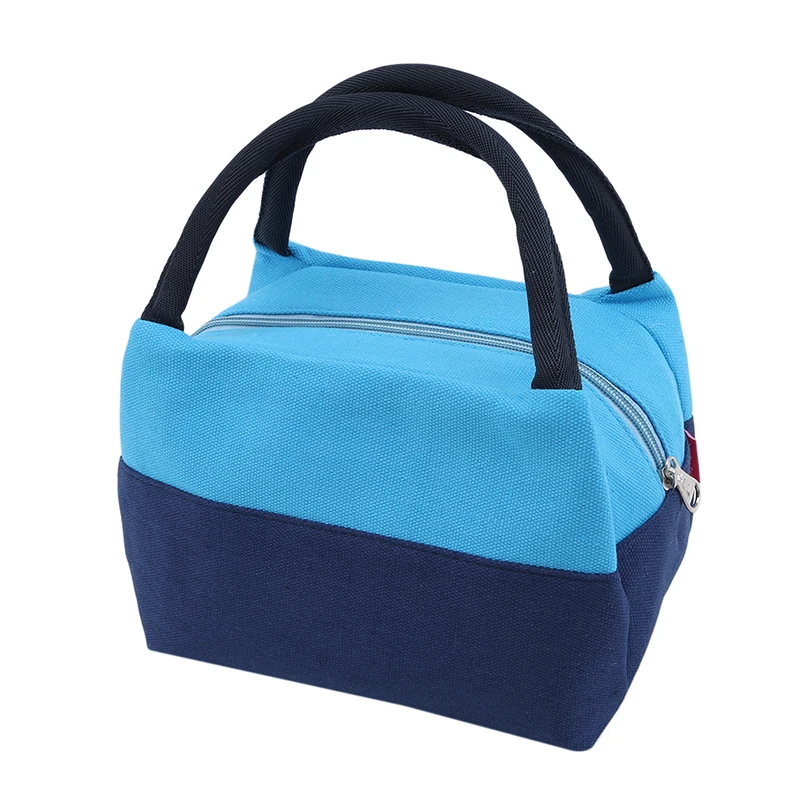 

Brand Canvas Lunch Bags For Women Fashion Portable Thermal Insulated Lunch Box Bag Tote Bolsa Comida Lunch Bag For Kids School