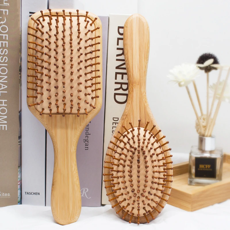 

Airbag Hair Comb Female Anti Static Body Massager Hair Brush Dry Massage Brush Massager For Head Scalp Health Care Bamboo Comb
