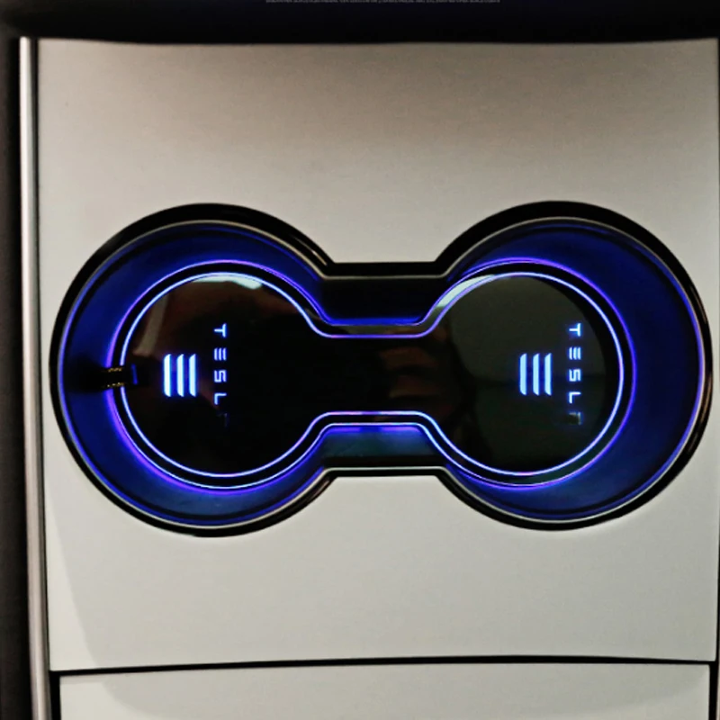 Модификация подходит для Tesla Model 3 светодиодсветодиодный подставка воды