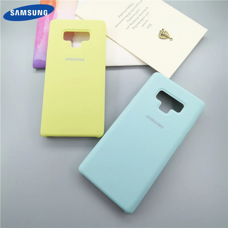 Шелковый мягкий жидкий силиконовый чехол для Samsung Galaxy Note 9 N9 с розничной