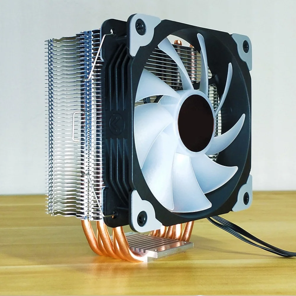 Светодиодный светильник RGB с 5 тепловыми трубками кулер для процессора