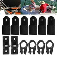 12pcsset deck hinge jaw slide eye end cap kit accessories for marine boat yacht 78in pipe tube marine