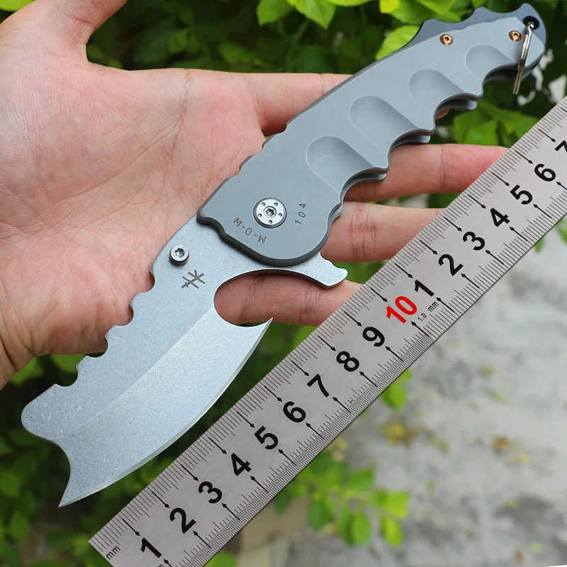 

Складной нож для кемпинга, выживания, складной нож высокой твердости, портативный креативный нож 5CR, охотничий нож
