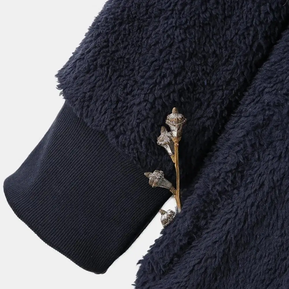 Горячая распродажа 60% зимнее пальто на молнии с длинным рукавом двустороннее