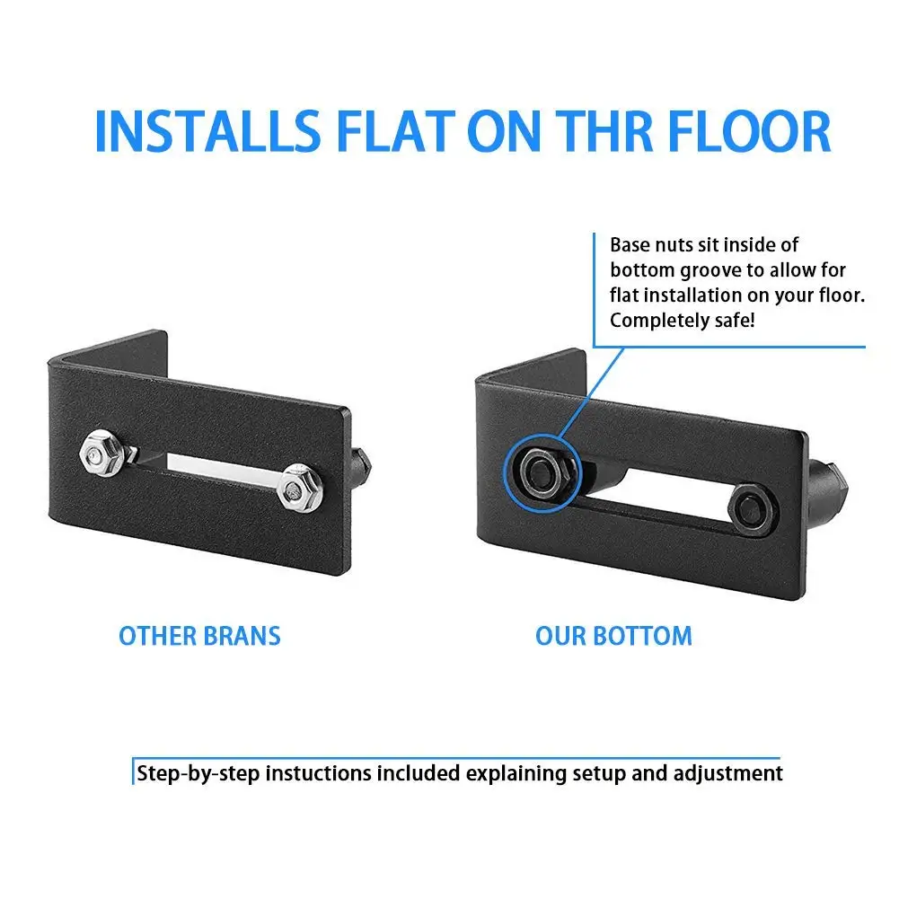 8 In 1 Sliding Barn Door Rail Pulley Hardware Kit Top Mounted Hanger Track Black Steel Closet Roller New | Обустройство дома