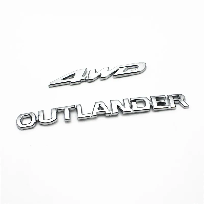 Эмблема для Mitsubishi Outlander Tailgate 3D буквы значок символ логотип наклейка внешняя