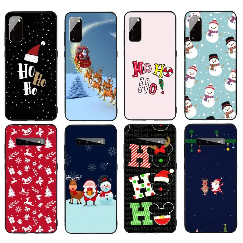 

Snowman Christmas Phone Case For Samsung Galaxy S7 S8 S9 S10e S20 PLUS Note 10 Pro PLUS LITE NOTE 20 UITRA