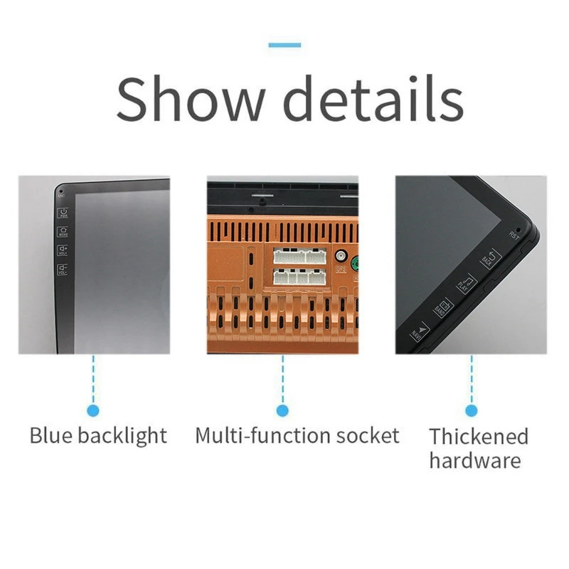

9 Inch Android 9 HD 2.5D Press Screen Quad Core 2 Din Car MP5 Player 1GB+16GB Wifi FM Radio GPS Navigation