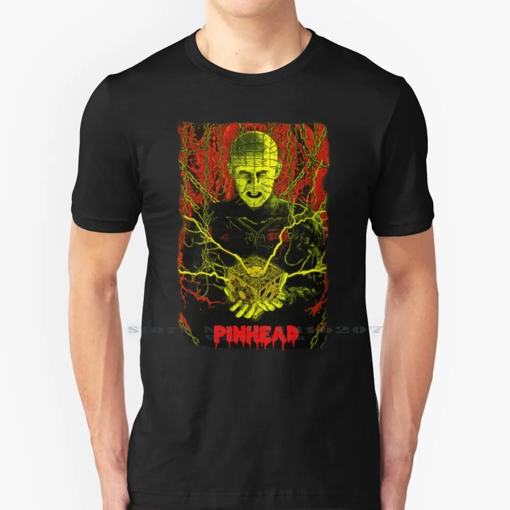 

Футболка Pinheadpinhead из 100% чистого хлопка, ужас, ад, Райзер, получение чертовых фильмов, фильмы, ужасы, персонажи ужасов, крючки