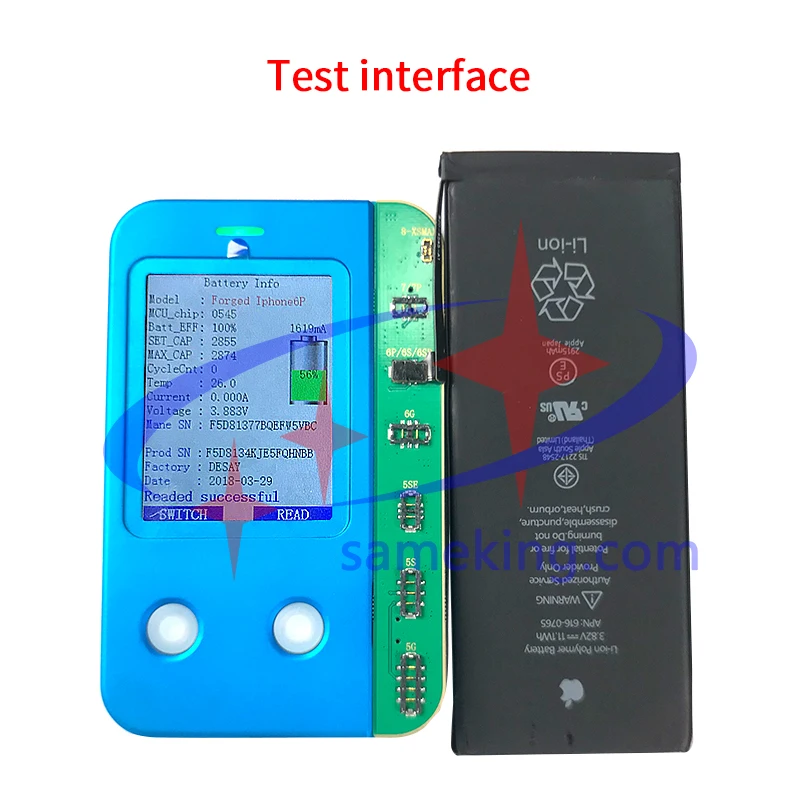 Программатор инструмент JC B1 тестер батареи для iphone 5G, 5SE/6/6s/6s p/6 p/7/7 p/8/8 p/x/xs/xr/xsmax батарея для чтения данных, письма