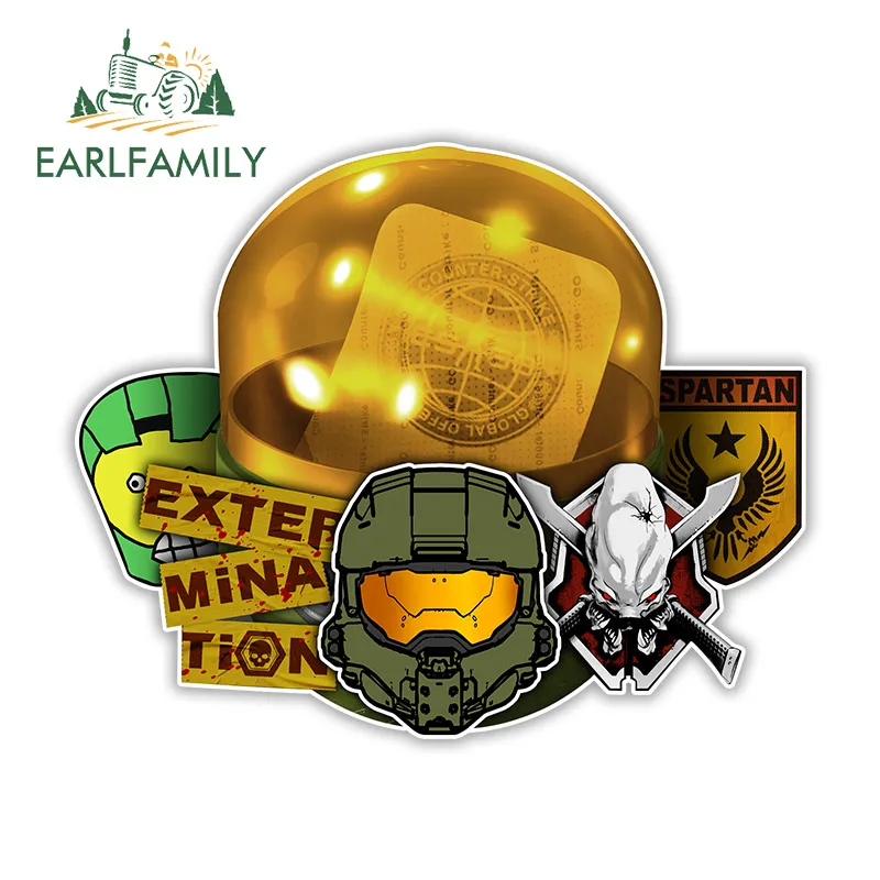 EARLFAMILY 13 см для CSGO Переводные персональные креативные наклейки на автомобиль фургон «сделай сам» аниме модный живой дом JDM водонепроницаемое украшение для кемпера
