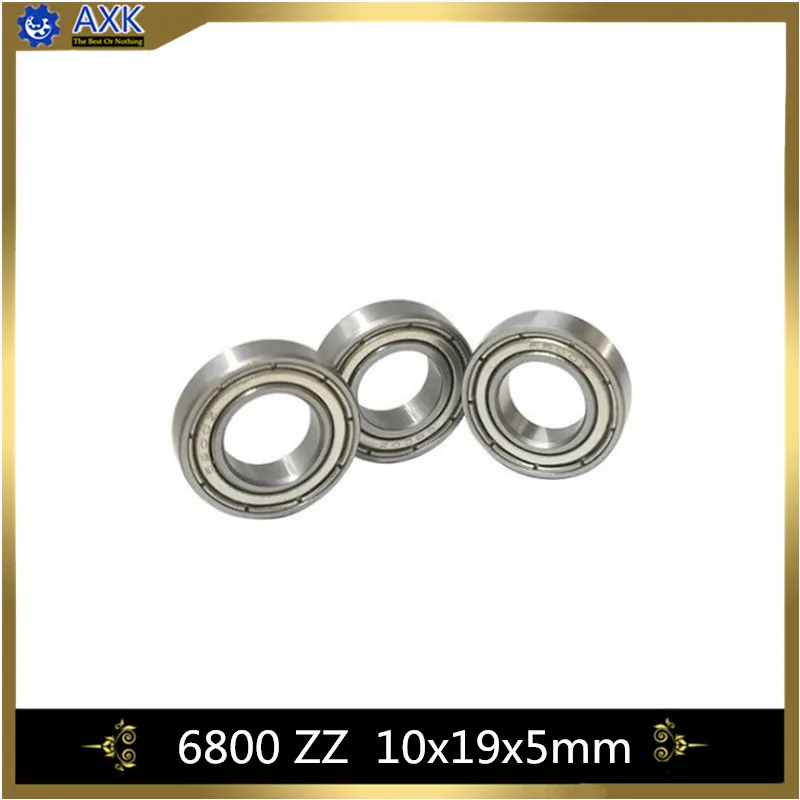 

6800ZZ Bearing 10*19*5 mm ( 10 PCS ) ABEC-1 Metric Slim Thin Section 61800Z 6800 Z ZZ Ball Bearings 6800Z