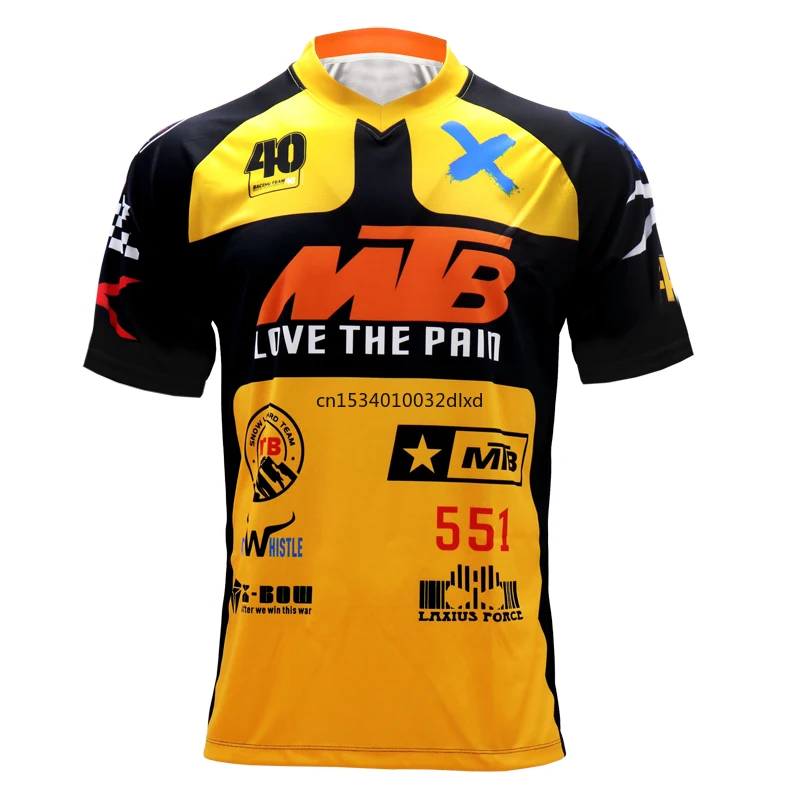 

Explosion MTB downhill jersey Motorcycle Jersey Pro Cycling Jersey competitive race Mountain Bike Shirt short sleeve