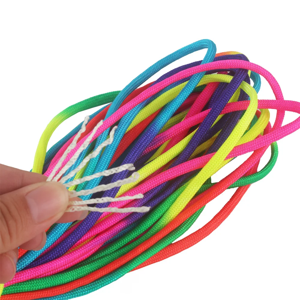 8-100 метров 550 Паракорд парашютный шнур веревка для палатки Guyline Mil Spec Rainbow 7 Strand Paracord для пешего туризма кемпинга шнур