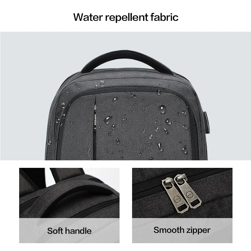 oiwas 17 inch laptop backpack with usb charging mens backpacks large capacity business daypack bookbag for women teenage travel free global shipping