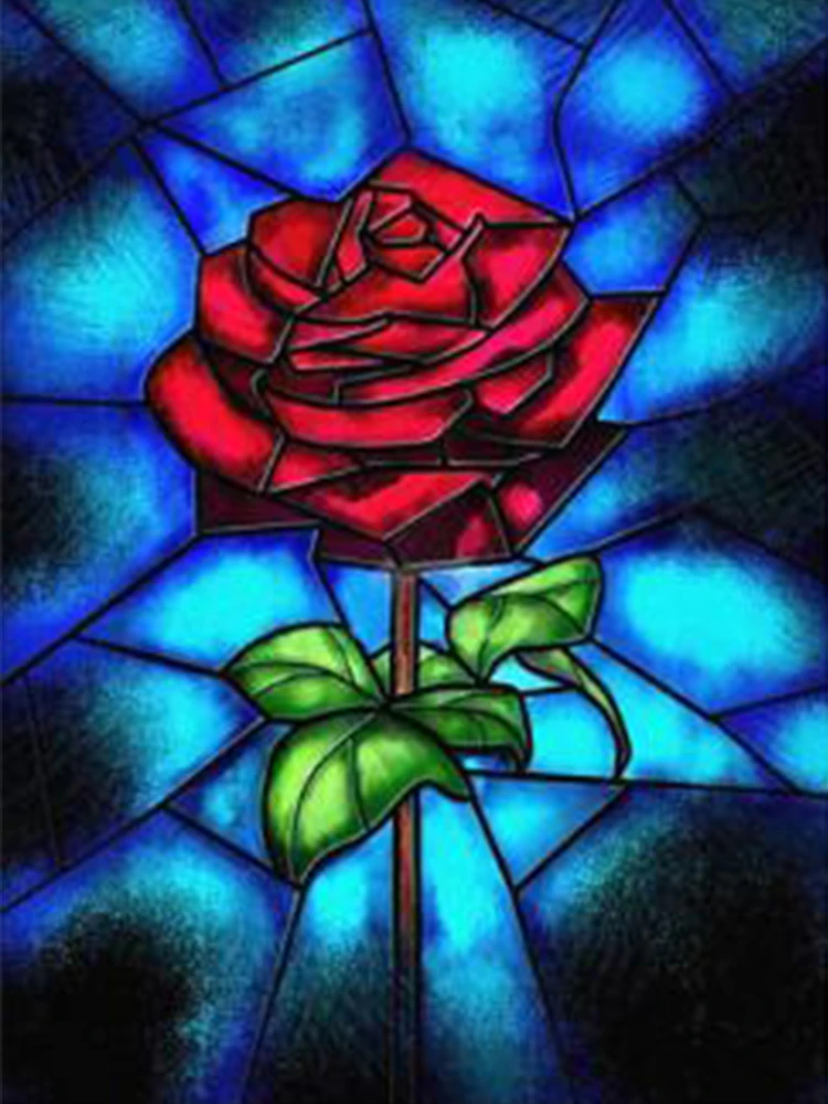 

Full square/Round drill Diamond embroidery rose 5D DIY diamond Painting Cross Stitch Rhinestone Mosaic HYY