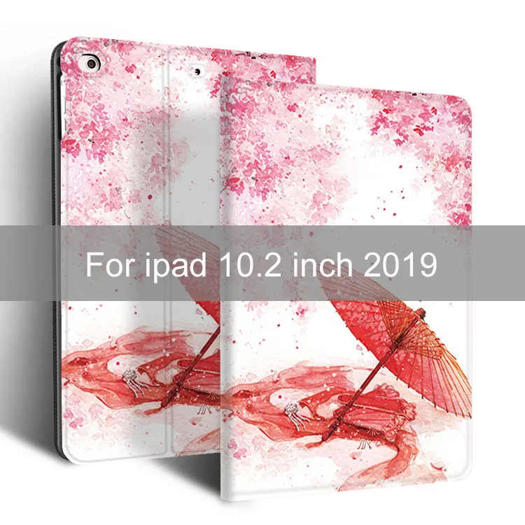 For 10.2 2019 Essidi смарт-чехол для ipad 10,2 дюймов Funda кожаный чехол для планшета ПК флип-чехол для ipad 10,2 дюймов - Цвет: For 10.2 2019